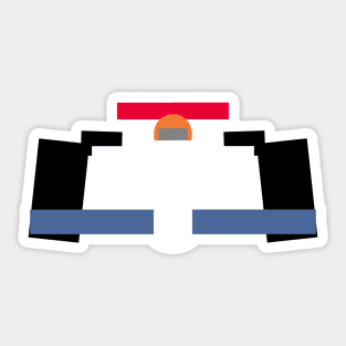 Formula racing driver - Holland Sticker